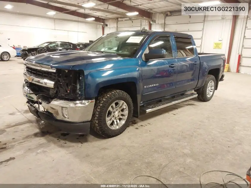 3GCUKREC1GG221390 2016 Chevrolet Silverado 1500 1Lt
