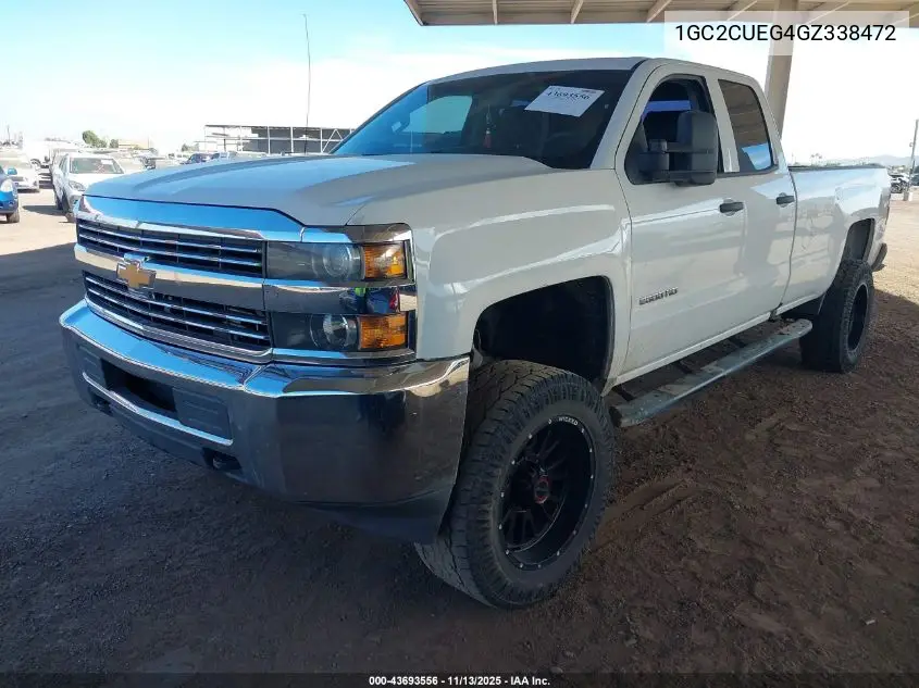 1GC2CUEG4GZ338472 2016 Chevrolet Silverado 2500Hd Wt