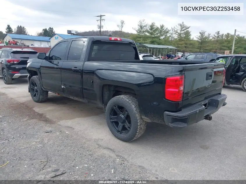 1GCVKPEC3GZ253458 2016 Chevrolet Silverado 1500 Custom