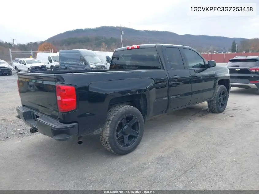 1GCVKPEC3GZ253458 2016 Chevrolet Silverado 1500 Custom