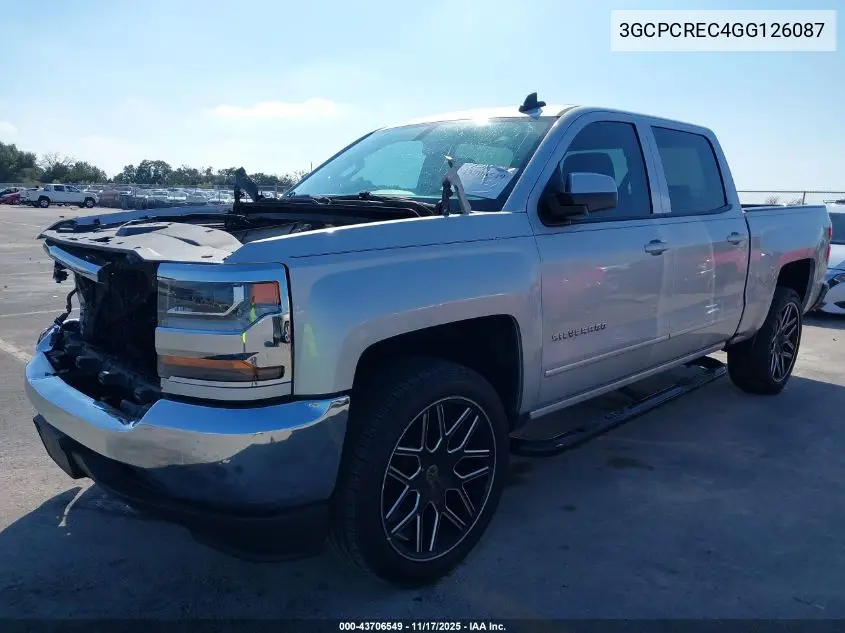 3GCPCREC4GG126087 2016 Chevrolet Silverado 1500 1Lt