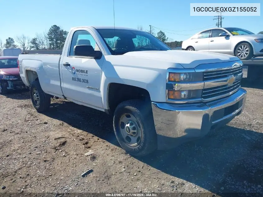 1GC0CUEGXGZ155052 2016 Chevrolet Silverado 2500Hd Wt