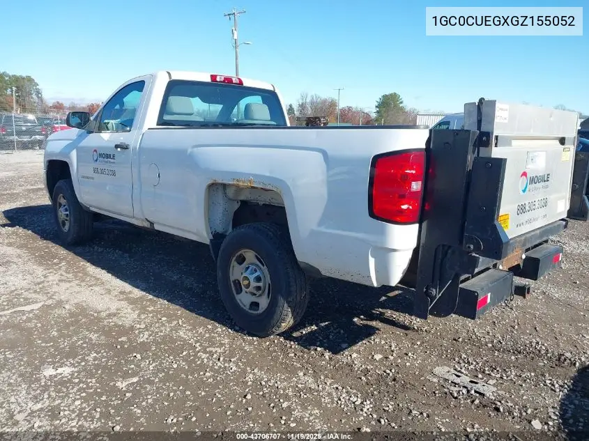 1GC0CUEGXGZ155052 2016 Chevrolet Silverado 2500Hd Wt