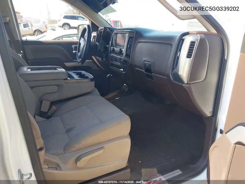 3GCUKREC5GG339202 2016 Chevrolet Silverado 1500 2Lt