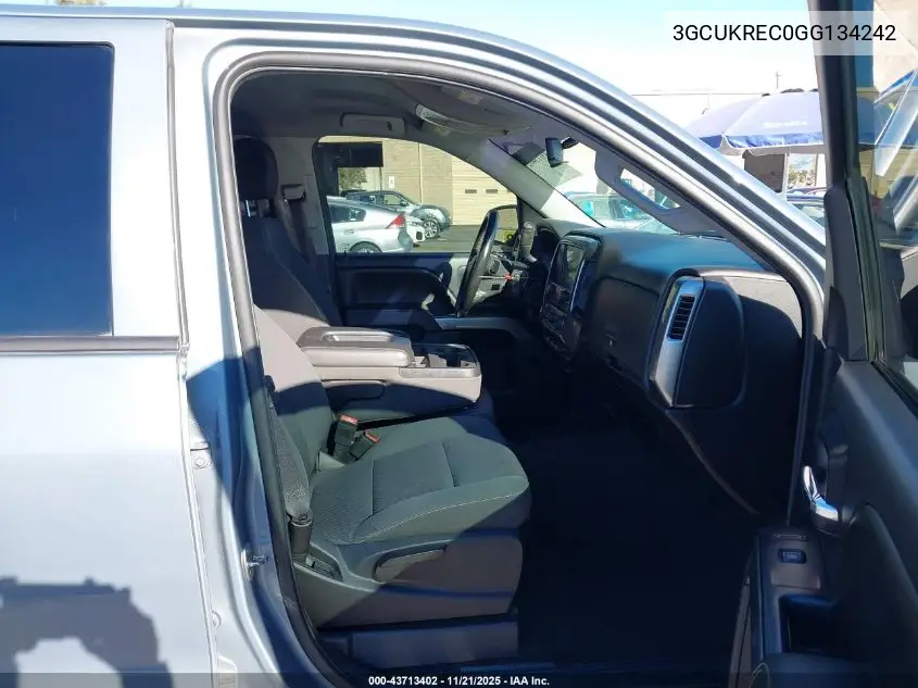 3GCUKREC0GG134242 2016 Chevrolet Silverado 1500 1Lt