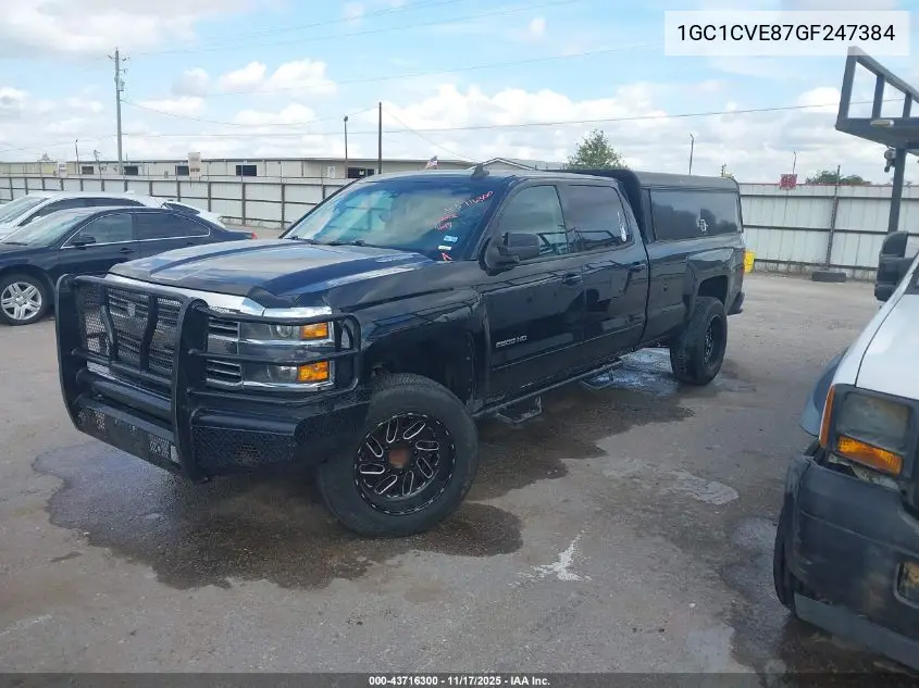 1GC1CVE87GF247384 2016 Chevrolet Silverado 2500Hd Lt