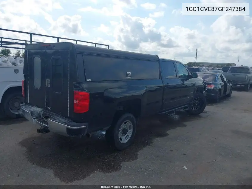 1GC1CVE87GF247384 2016 Chevrolet Silverado 2500Hd Lt