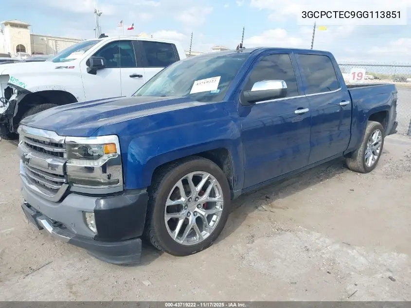 3GCPCTEC9GG113851 2016 Chevrolet Silverado 1500 High Country