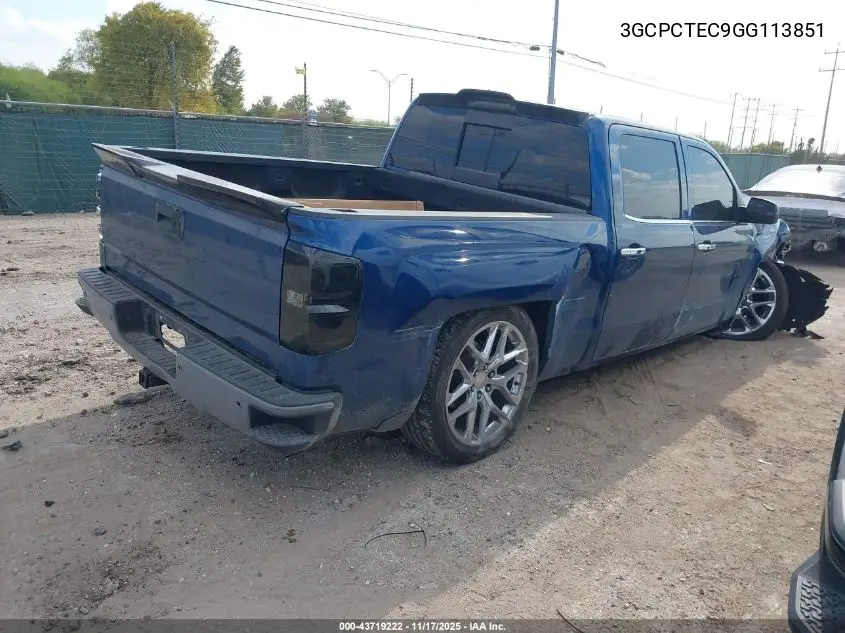 3GCPCTEC9GG113851 2016 Chevrolet Silverado 1500 High Country