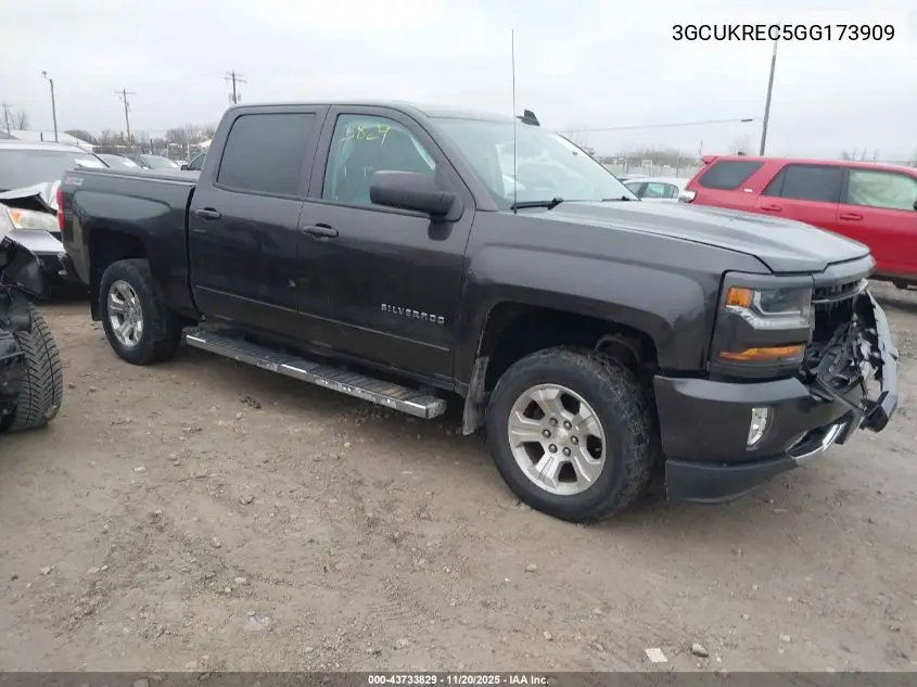 3GCUKREC5GG173909 2016 Chevrolet Silverado 1500 2Lt
