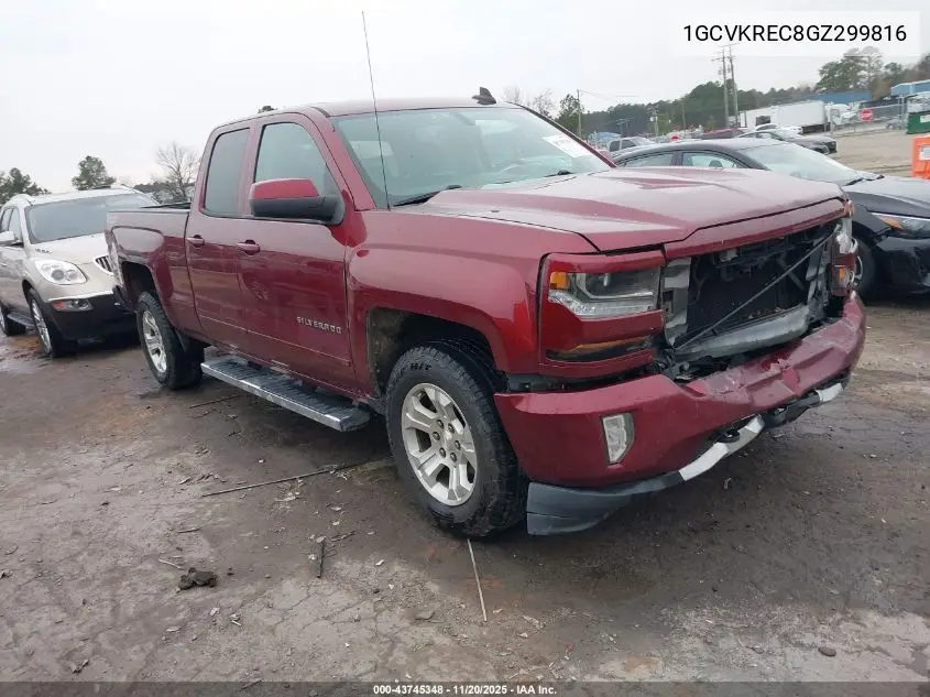 1GCVKREC8GZ299816 2016 Chevrolet Silverado 1500 2Lt