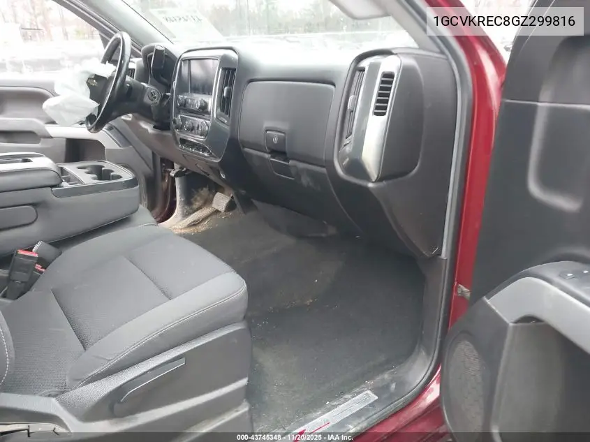 1GCVKREC8GZ299816 2016 Chevrolet Silverado 1500 2Lt