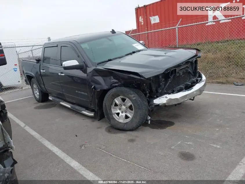 3GCUKREC3GG188859 2016 Chevrolet Silverado 1500 1Lt