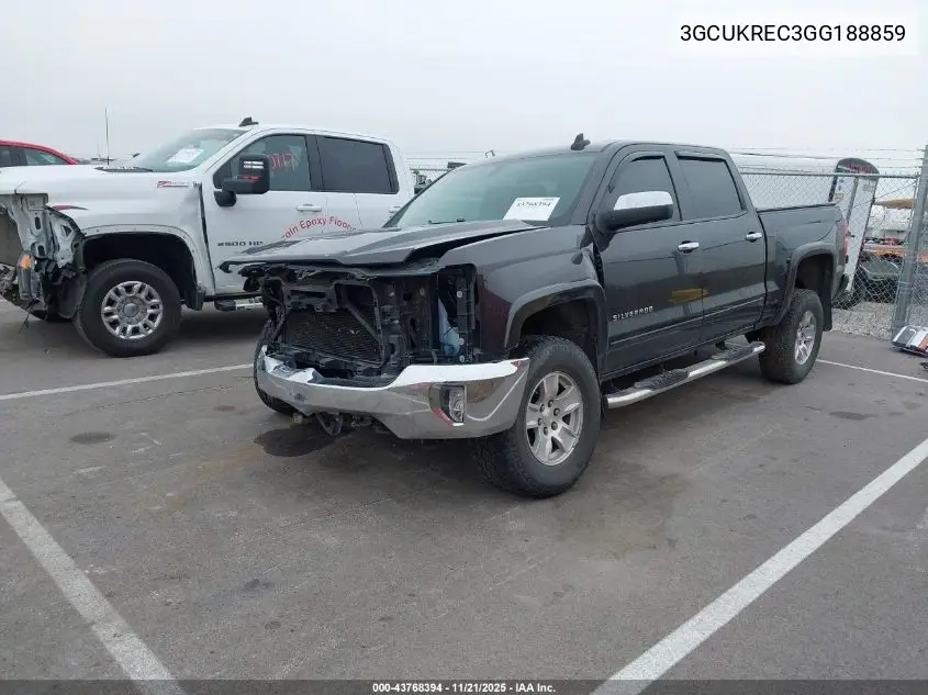 3GCUKREC3GG188859 2016 Chevrolet Silverado 1500 1Lt