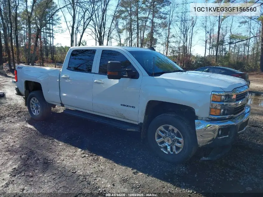 1GC1KVEG3GF156560 2016 Chevrolet Silverado 2500Hd Lt