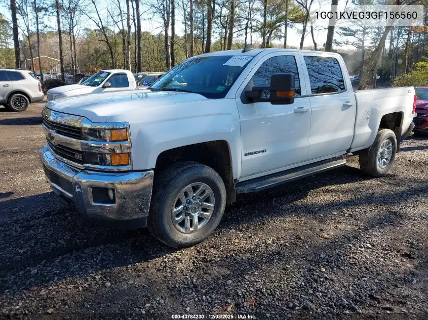 1GC1KVEG3GF156560 2016 Chevrolet Silverado 2500Hd Lt