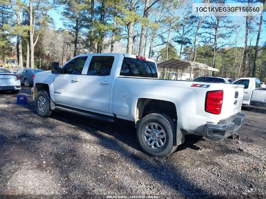 1GC1KVEG3GF156560 2016 Chevrolet Silverado 2500Hd Lt