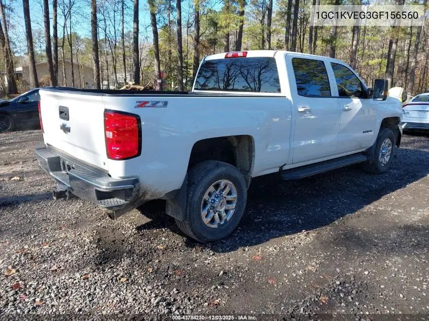 1GC1KVEG3GF156560 2016 Chevrolet Silverado 2500Hd Lt