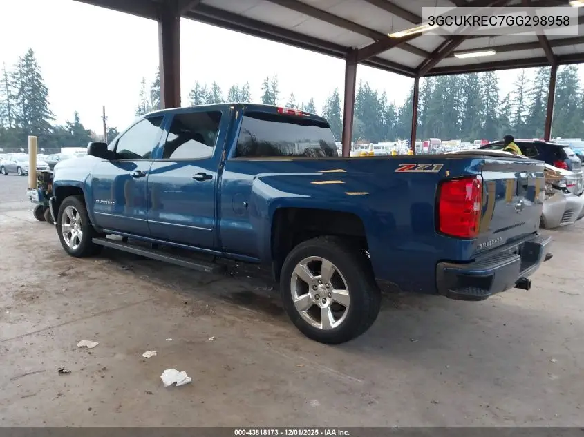 3GCUKREC7GG298958 2016 Chevrolet Silverado 1500 2Lt