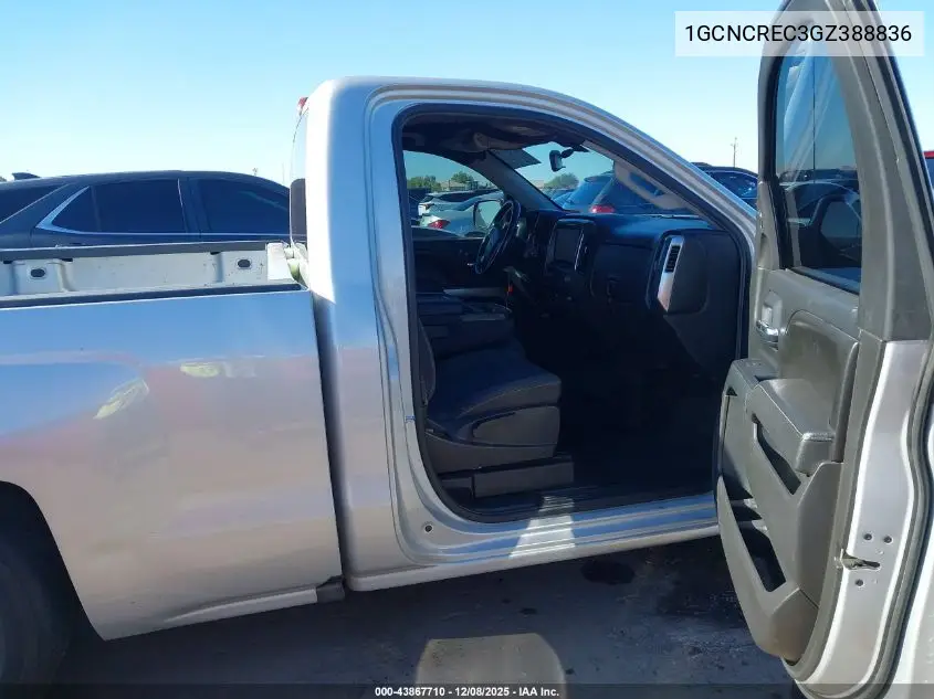 1GCNCREC3GZ388836 2016 Chevrolet Silverado 1500 1Lt