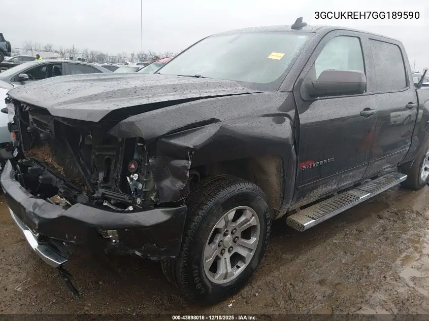 3GCUKREH7GG189590 2016 Chevrolet Silverado 1500 2Lt