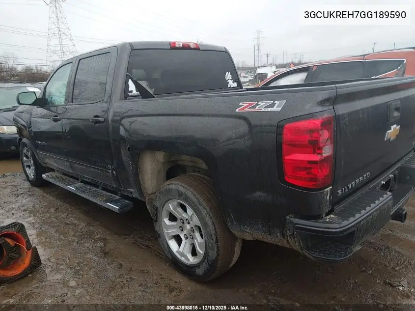3GCUKREH7GG189590 2016 Chevrolet Silverado 1500 2Lt