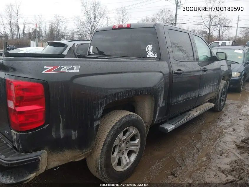3GCUKREH7GG189590 2016 Chevrolet Silverado 1500 2Lt