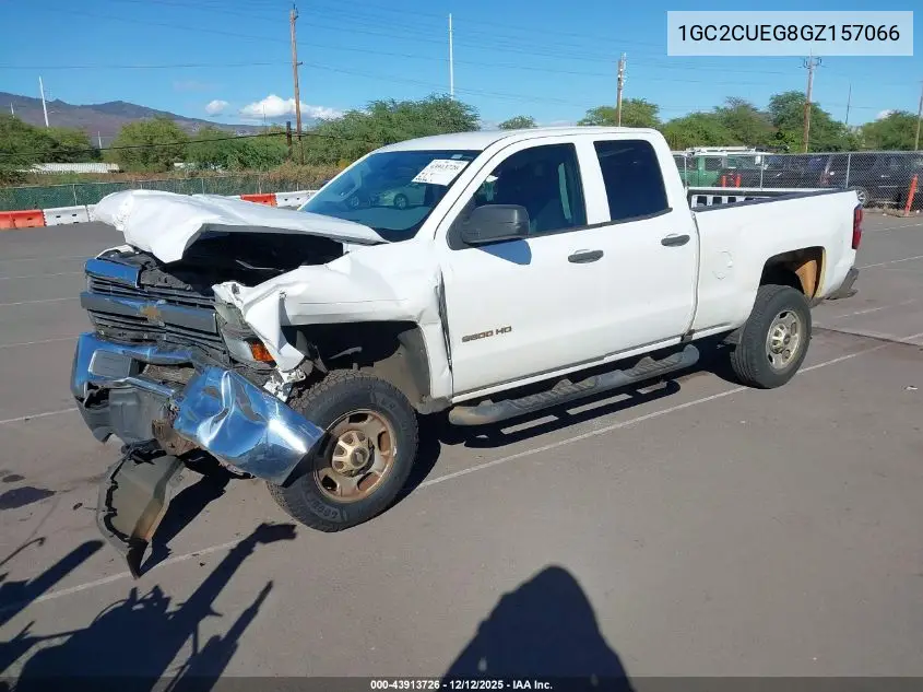 1GC2CUEG8GZ157066 2016 Chevrolet Silverado 2500Hd Wt