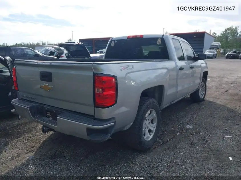 1GCVKREC9GZ401947 2016 Chevrolet Silverado 1500 2Lt