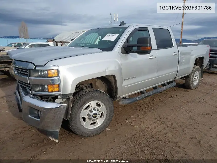 1GC1KVEGXGF301786 2016 Chevrolet Silverado 2500Hd Lt
