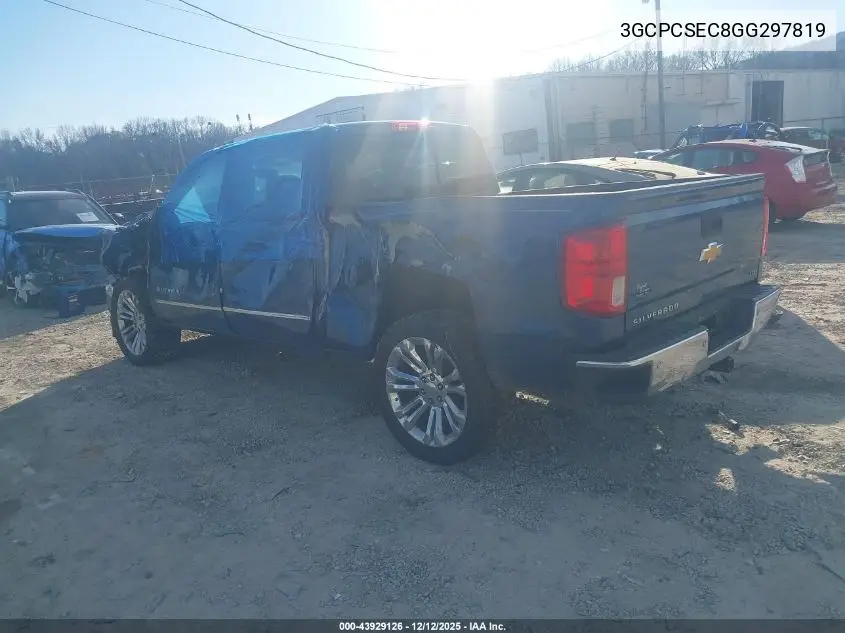 3GCPCSEC8GG297819 2016 Chevrolet Silverado 1500 1Lz
