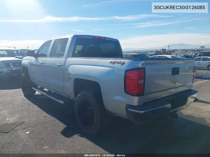 3GCUKREC3GG126085 2016 Chevrolet Silverado 1500 1Lt