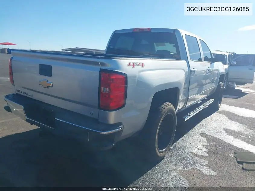 3GCUKREC3GG126085 2016 Chevrolet Silverado 1500 1Lt