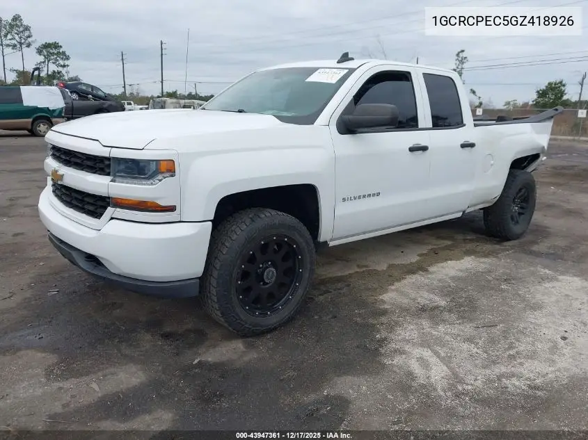 1GCRCPEC5GZ418926 2016 Chevrolet Silverado 1500 Custom