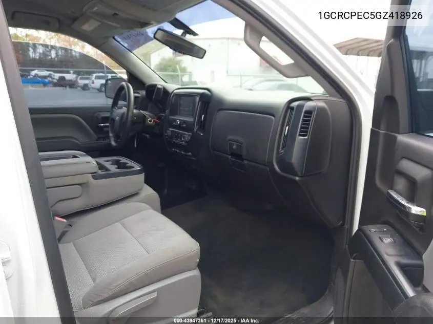 1GCRCPEC5GZ418926 2016 Chevrolet Silverado 1500 Custom