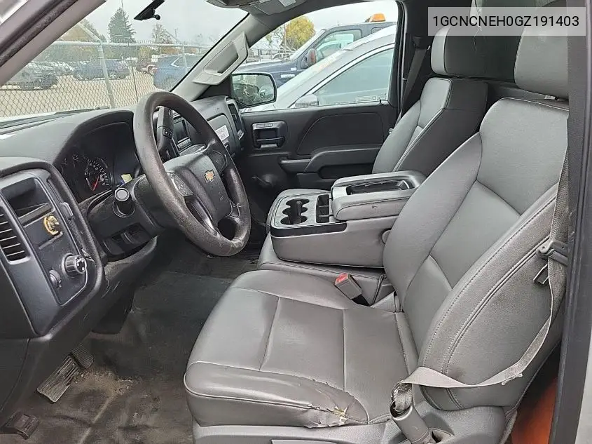 1GCNCNEH0GZ191403 2016 Chevrolet Silverado 1500 Wt
