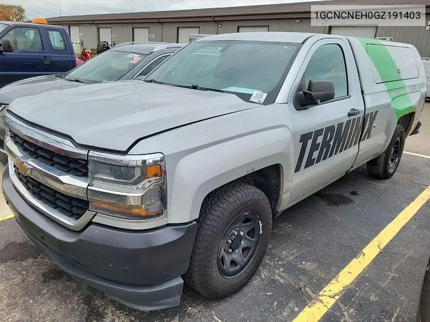 1GCNCNEH0GZ191403 2016 Chevrolet Silverado 1500 Wt