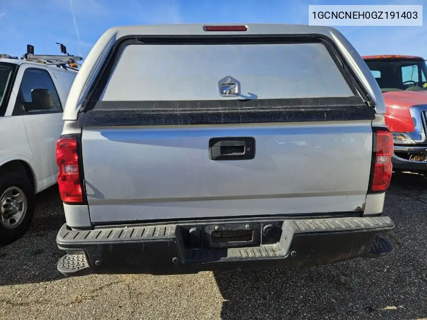 1GCNCNEH0GZ191403 2016 Chevrolet Silverado 1500 Wt