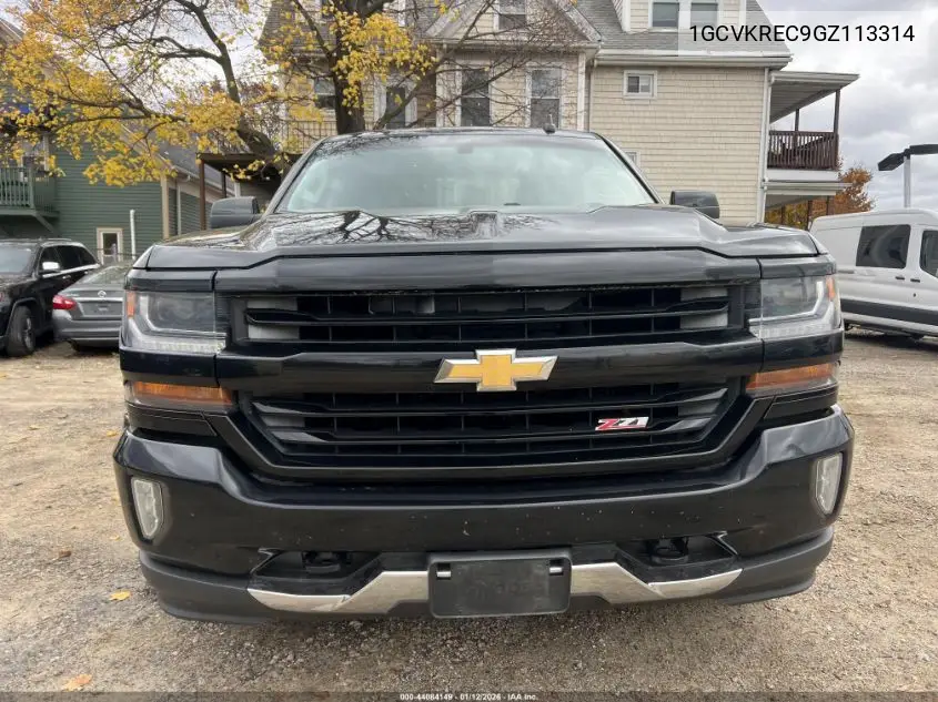 1GCVKREC9GZ113314 2016 Chevrolet Silverado K1500 Lt