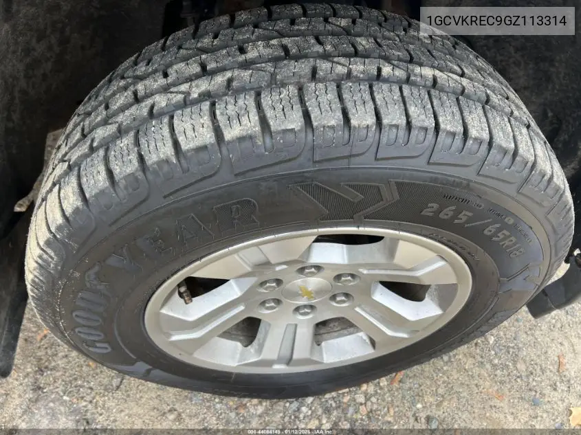 1GCVKREC9GZ113314 2016 Chevrolet Silverado K1500 Lt