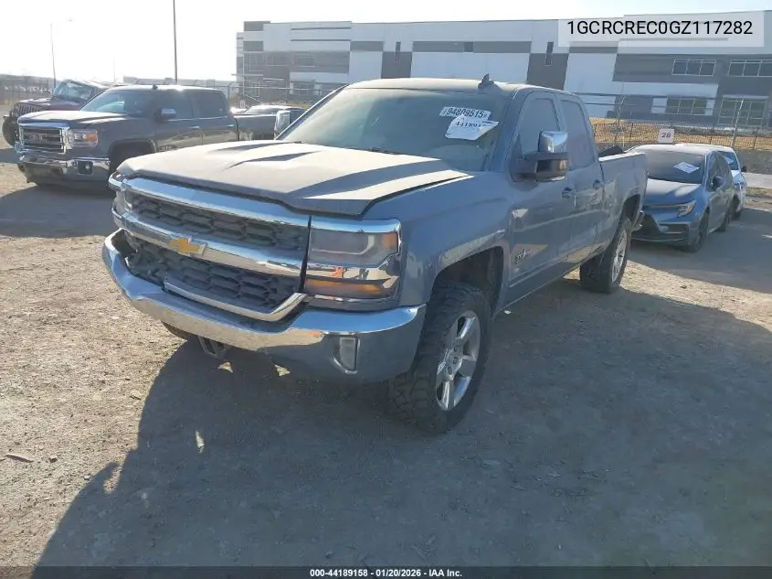 1GCRCREC0GZ117282 2016 Chevrolet Silverado 1500 1Lt