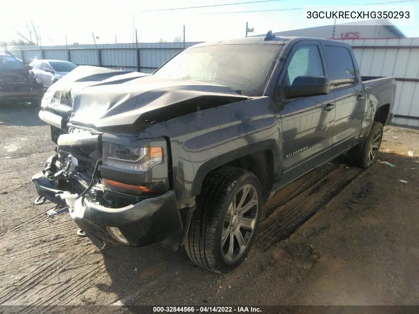 3GCUKRECXHG350293 2017 Chevrolet Silverado 1500 2Lt