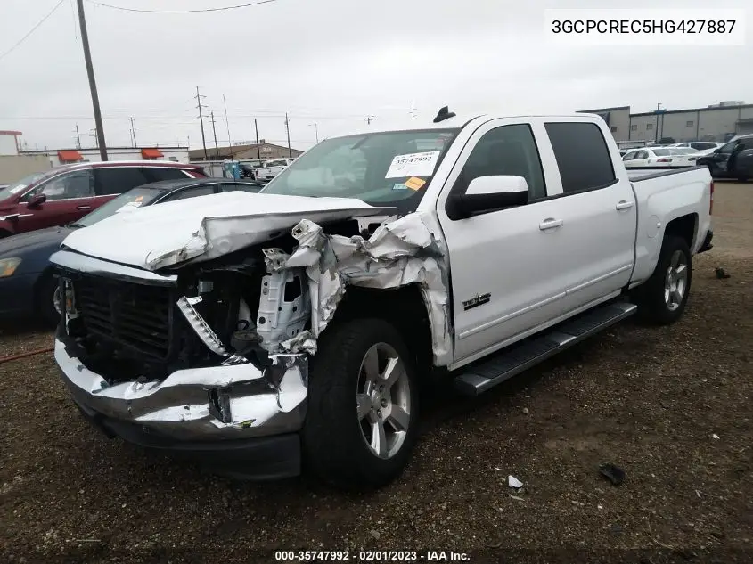 3GCPCREC5HG427887 2017 Chevrolet Silverado 1500 1Lt