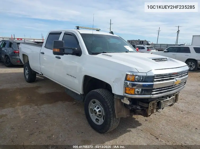 1GC1KUEY2HF235285 2017 Chevrolet Silverado 2500Hd Wt