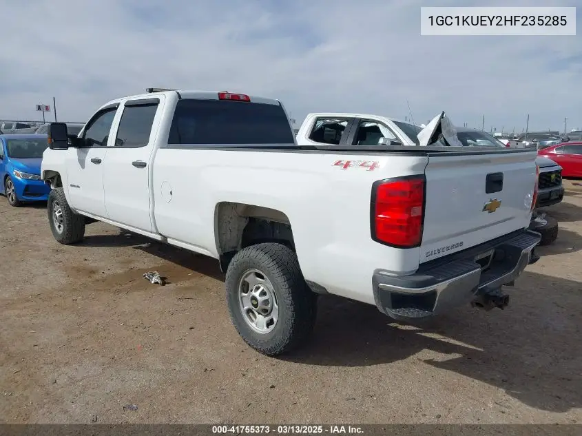 1GC1KUEY2HF235285 2017 Chevrolet Silverado 2500Hd Wt