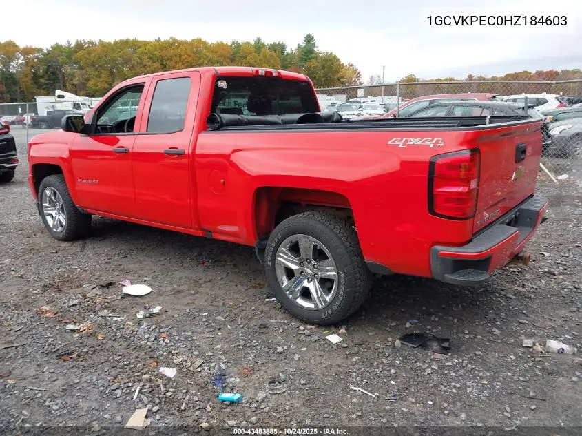 1GCVKPEC0HZ184603 2017 Chevrolet Silverado 1500 Custom