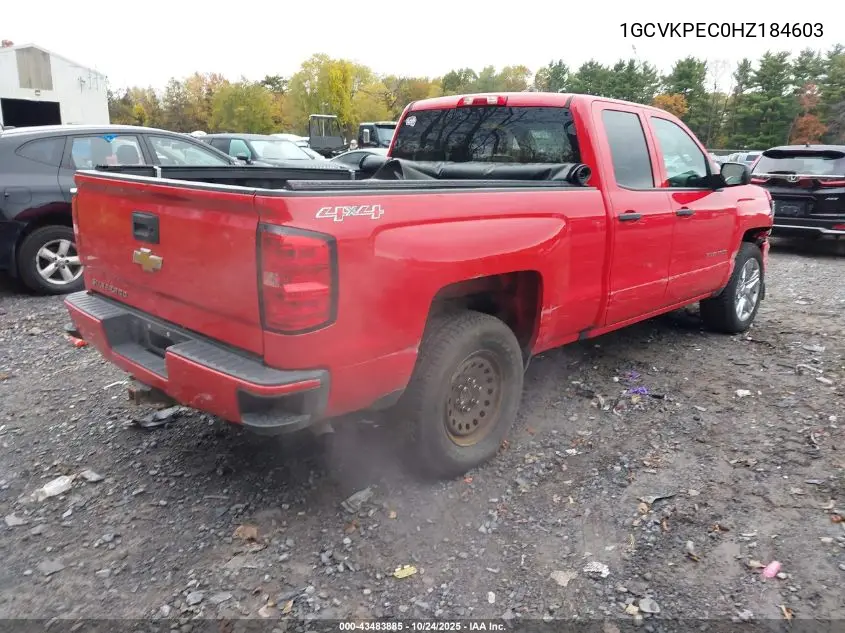 1GCVKPEC0HZ184603 2017 Chevrolet Silverado 1500 Custom