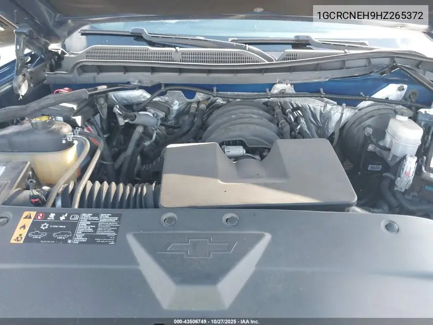 1GCRCNEH9HZ265372 2017 Chevrolet Silverado 1500 Wt