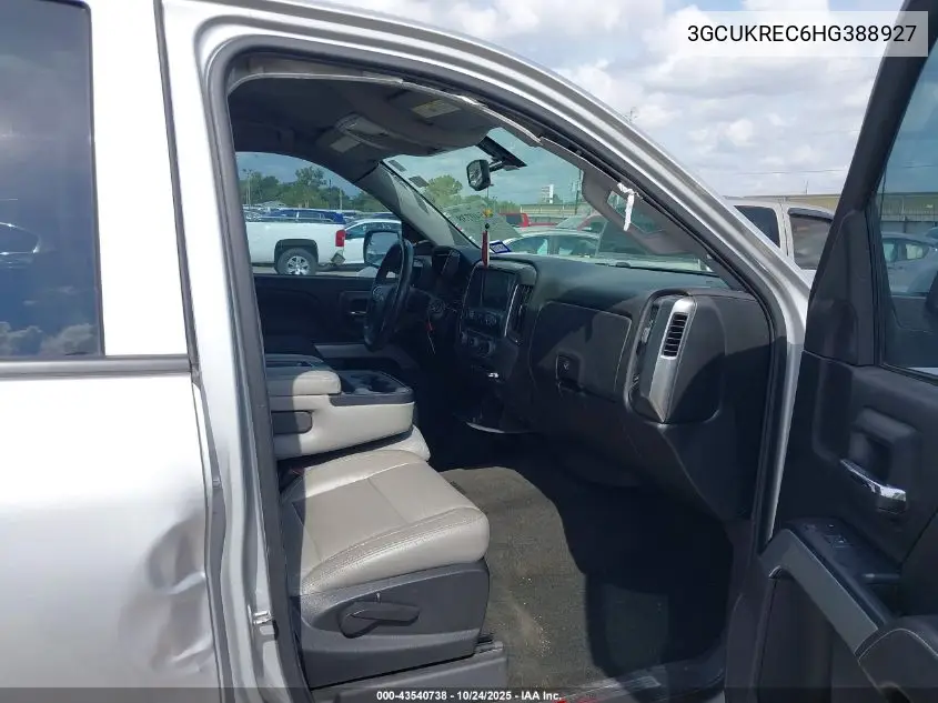 3GCUKREC6HG388927 2017 Chevrolet Silverado 1500 2Lt