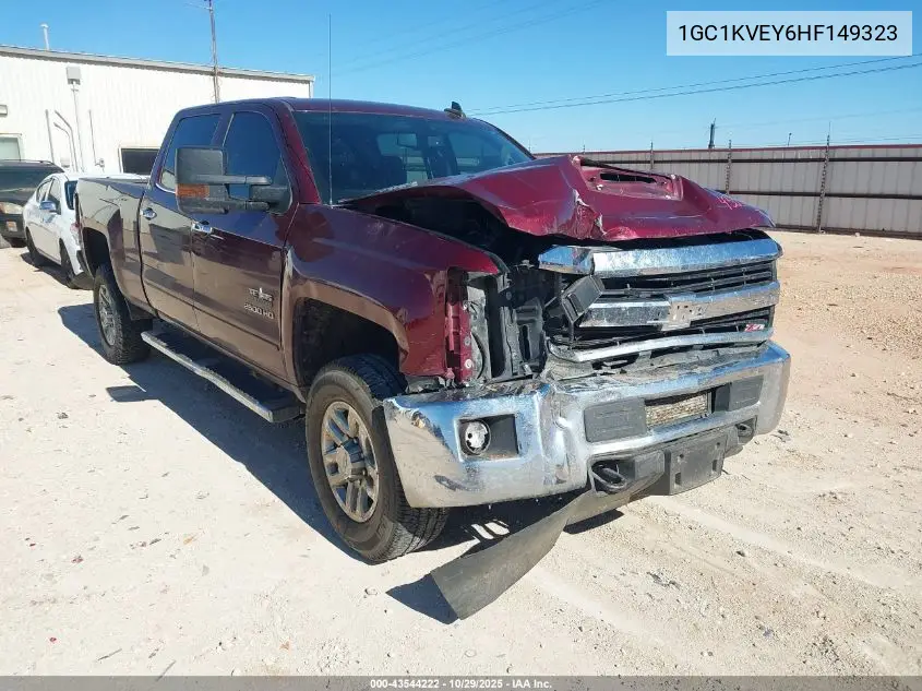 1GC1KVEY6HF149323 2017 Chevrolet Silverado 2500Hd Lt